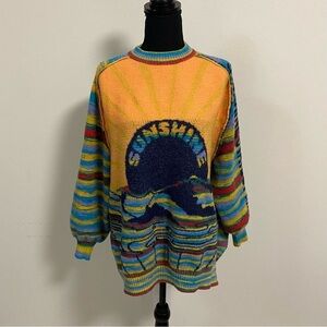 BDG Urban Outfitters Sweater Women’s Size Small Sunshine Maura Jacquard Knit